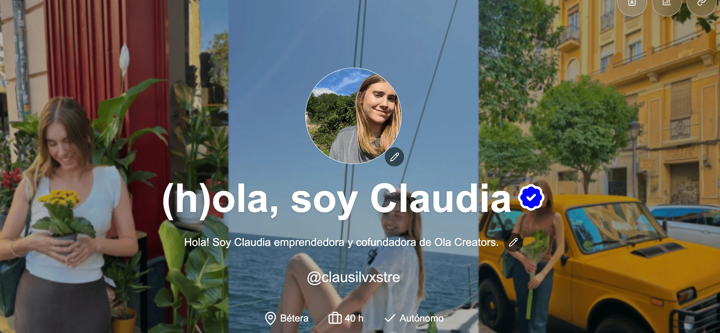 Portfolio creador Ola Creators