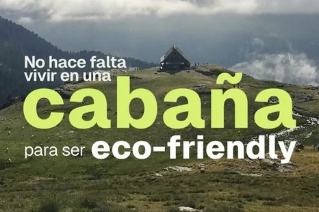 Imagen de una cabaña eco-friendly